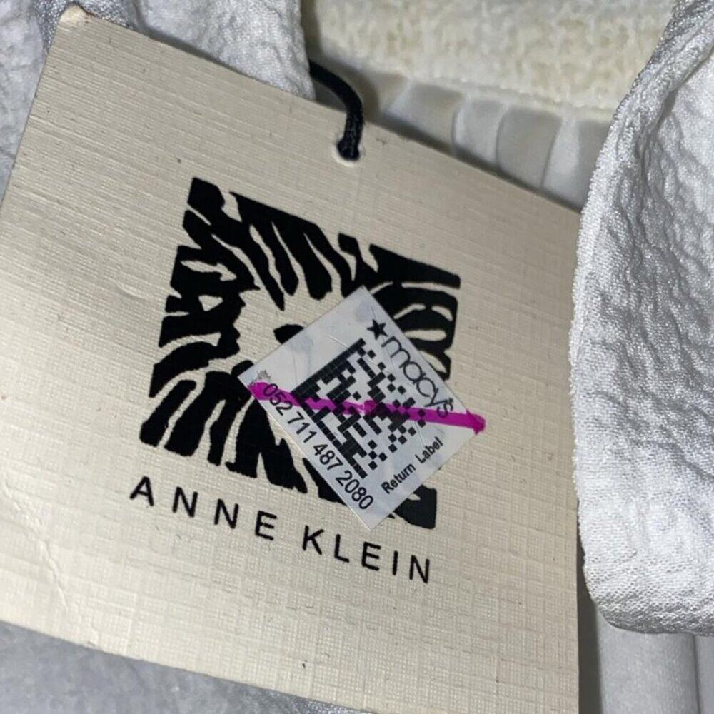 Anne Klein Men's Tiered Tie Neck Maxi - Picture 7 of 12